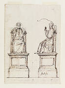 Design for a Marble Throne for the Statue of St. Peter, St. Peter's, Rome