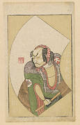 Book plate from Ehon Butai: Shogyoku as Matsumoto Daishichi