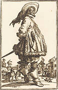 Noble Man with Mantle Trimmed in Fur,  Holding his Hands Behind his Back