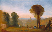 Italian Landscape with Bridge and Tower