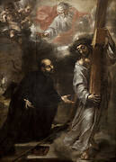 The appearance of Christ to Saint Ignatius in the streets of Rome