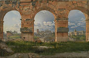 A View through Three Arches of the Third Storey of the Colosseum