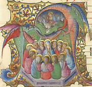 Initial A: Pentecost