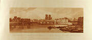 View of the Pont de la Tournelle & Notre Dame taken from the Arsenal