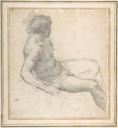 Study of a Seated Youth for the Age of Gold