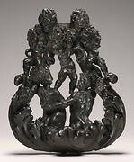 Door Knocker with Nereid, Triton, and Putti