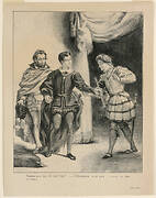 Illustration for Hamlet: Hamlet and Guildenstern (III,2)