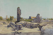 Rome, View of the Colosseum from the Basilica of Domitian