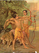 Rama's archery training