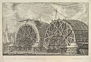 A view of part of the intended Bridge at Blackfriars, London