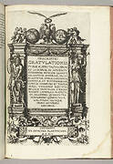 Tweede titelprent voor de beschrijving van de intocht van aartshertog Ernst als gouverneur der Nederlanden te Antwerpen, 1594