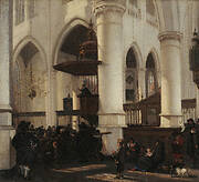 Sermon in the Oude Kerk in Delft