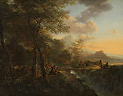 Italian Landscape with a Draughtsman