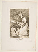 Plate 69 from 'Los Caprichos': Blow (Sopla.)