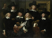 Six Regents and the Beadle of the Nieuwezijds Institute for the Outdoor Relief of the Poor, Amsterdam, 1657