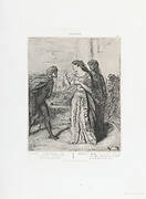 "Therefore, be merry Cassio": plate 6 from Othello (Act 3, Scene 3)