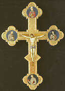 Processioned Cross with Franciscan Saints (verso)