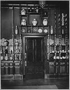 Detail of south wall of the Peacock Room, 1908, Detroit. Photographed by George