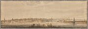 Panoramic View of Dordrecht and the River Maas