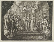 Plate 3: The Marriage of Henry IV and Marie de Medici, from Caspar Barlaeus, "Medicea Hospes"