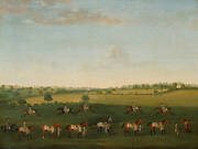 Sir Charles Warre Malet's String of Racehorses at Exercise