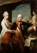 Emperor Joseph II with Grand Duke Pietro Leopoldo of Tuscany