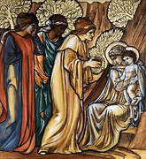 Design for 'Adoration of the Magi' stained glass