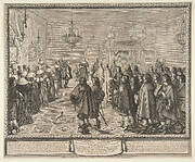 Ceremony of the Contract of Marriage between Władysław IV, King of Poland, and Marie Louise Gonzaga, Princess of Mantua, at Fontainebleau