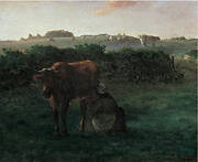 Woman Milking a Cow