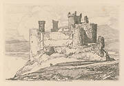 Liber Studiorum: Plate 25, Harlech Castle, N. Wales