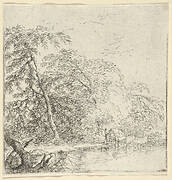 Landscape with a herdsmen