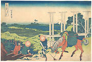 冨嶽三十六景　武州千住|Senju in Musashi Province (Bushū Senju), from the series Thirty-six Views of Mount Fuji (Fugaku sanjūrokkei)