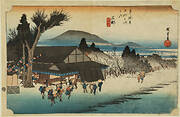 Mekawa Village, Ishibe, from the series the Fifty-three Stations of the Tokaido (Hoeido edition)