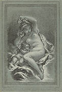 Venus and Cupid on a Dolphin