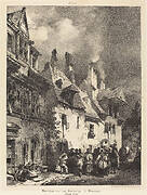 Vue d'une rue des Faubourgs de Besançon (View of a Street in the Outskirts of Besançon)