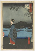 Toeizan Sanyabori yakei, from the series, One Hundred Famous Views of Edo