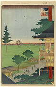 Spiral Hall, Five Hundred Rakan Temple, No. 66 from One Hundred Famous Views of Edo