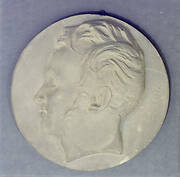 Becquerel : plaster medallion