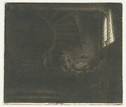 St Jerome in a dark chamber