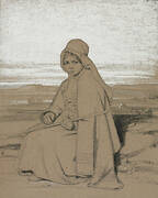 A Seated Shepherdess