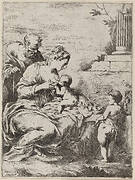 The Holy Family with Saint John