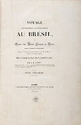 Voyage pittoresque et historique au Brésil, ou séjour d'un artiste français au Brésil, depuis 1816 jusqu'en 1831 inclusivement, epoques de l'avènement et de l'abdication de S. M. D. Pedro 1er, fondateur de l'empire brésilien - Cover sheet