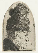 Profile of a Man in a High Hat