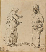 Beggar Man and Woman