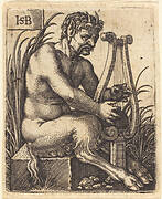 Satyr Playing Lyre