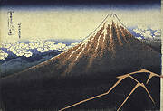 Thirty-Six Views of Mt.Fuji; Evening Shower at Mountain Foot