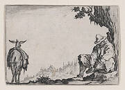 Le Paysan se Déchaussant (The Peasant Removing his Shoes), from Les Caprices Series A, The Florence Set