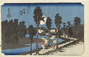 Fifty-Three Stations of the Tokaido Hoeido Edition “Numazu (Twilight Scene)”