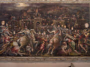 The storming of the fortress near Porta Camollia in Siena