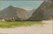 View of Wimmis, Valley of the Simmental, Switzerland